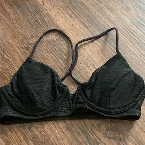 Black bralette/ swimsuit top